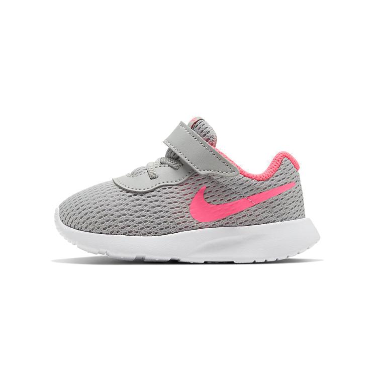 

New Nike Tanjun Lightweight Low-Top Toddler Shoes Gray Pink Infant And Toddler 818383-029 26
