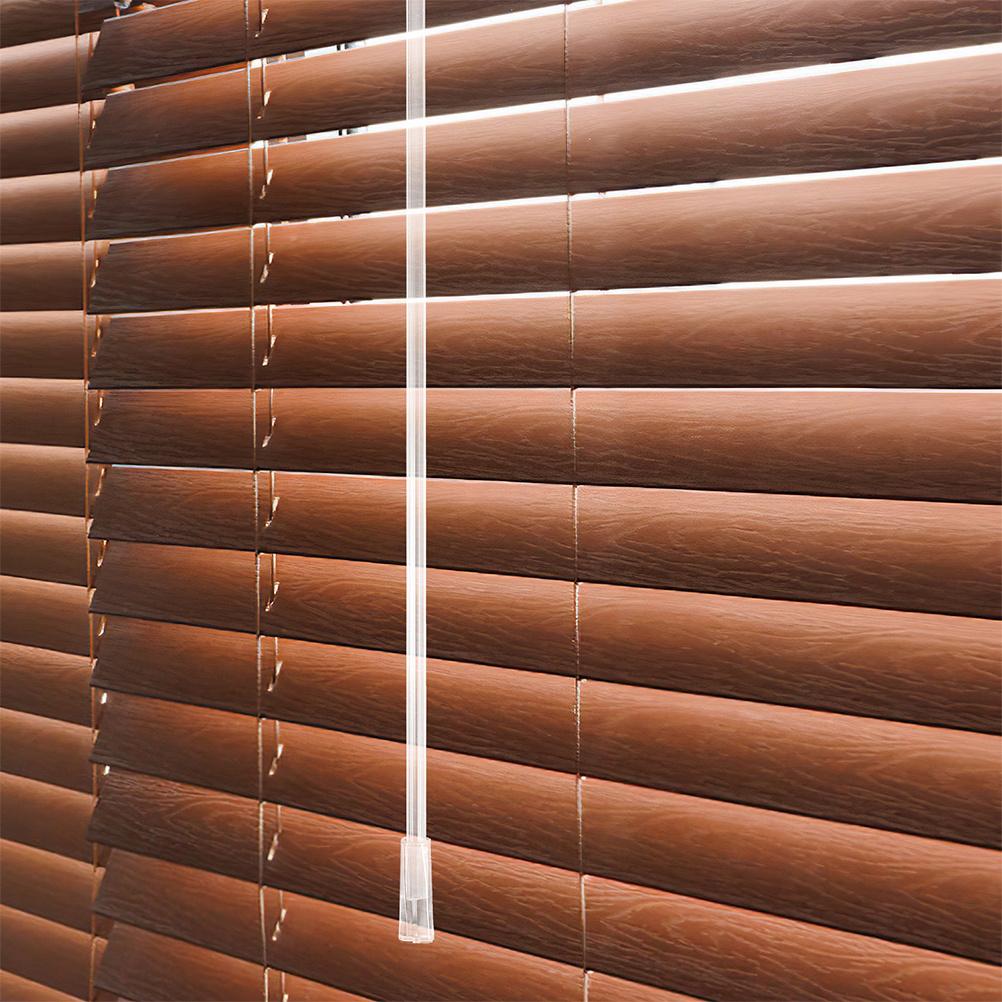 6 Stück Jalousie Wand Transparent Vertikal Jalousie Stange Ersatzteile Kunststoffstab Haken Installation für Fenster