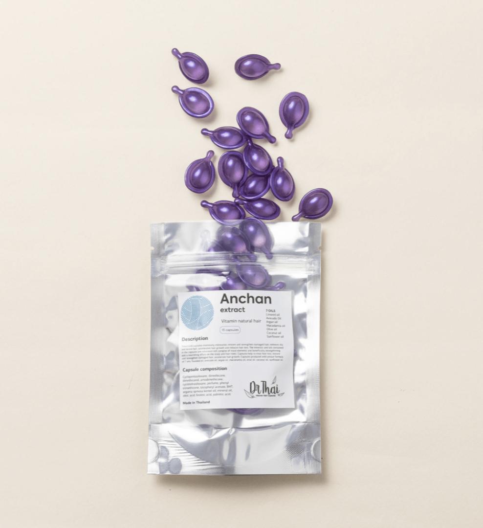 

Экстракт для волос Drthai Anchan, 15 капсул 15 capsules