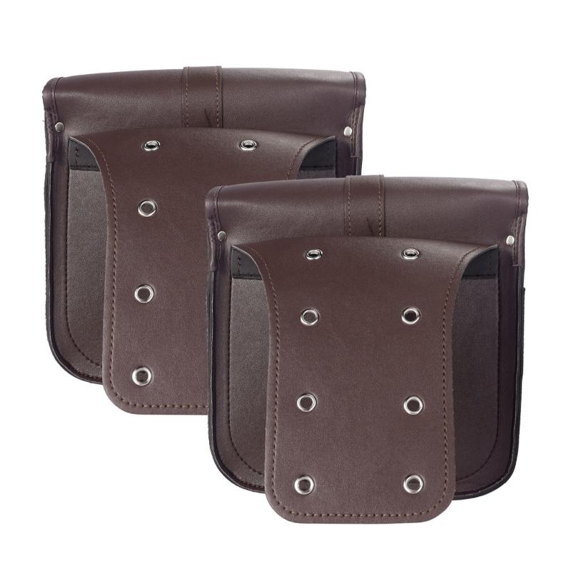 Robuste Motorrad-Seitentasche Kunstleder Ergonomische Befestigung Motorrad-Seitenbeutel für Reisende