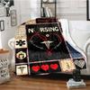 TV Figures G-Grey's Anatomy Throw Blanket Soft Flannel Thin Blankets for Bed Sofa Cover Bedspread Picnic Cooling Gift Home Deco