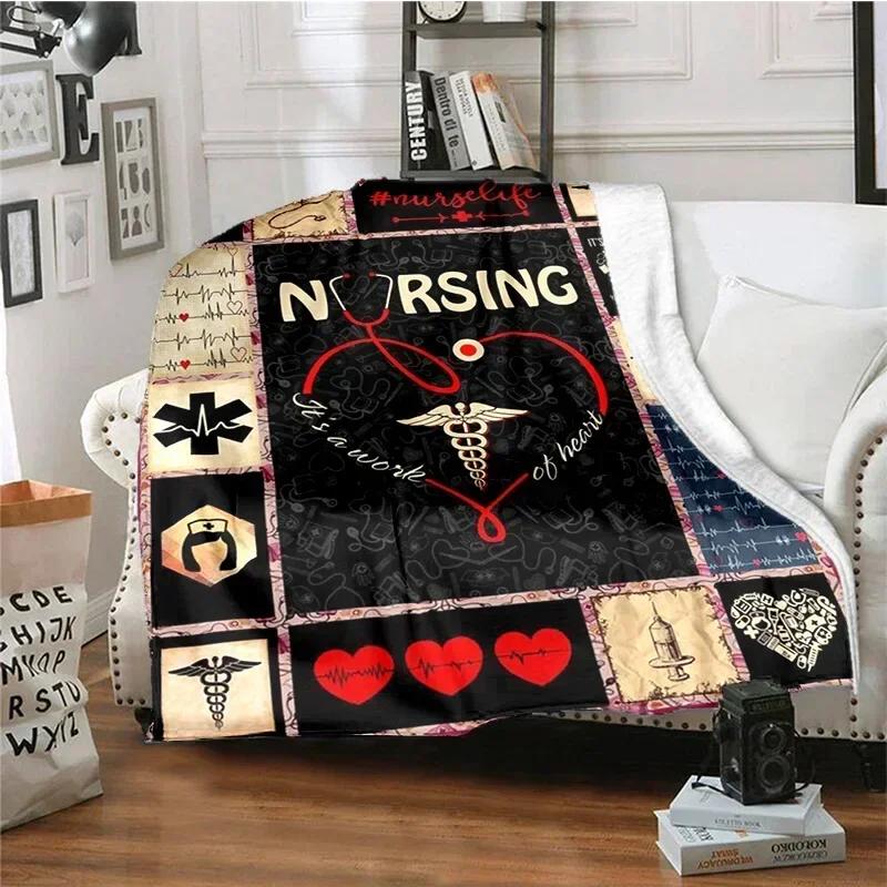 TV Figures G-Grey's Anatomy Throw Blanket Soft Flannel Thin Blankets for Bed Sofa Cover Bedspread Picnic Cooling Gift Home Deco