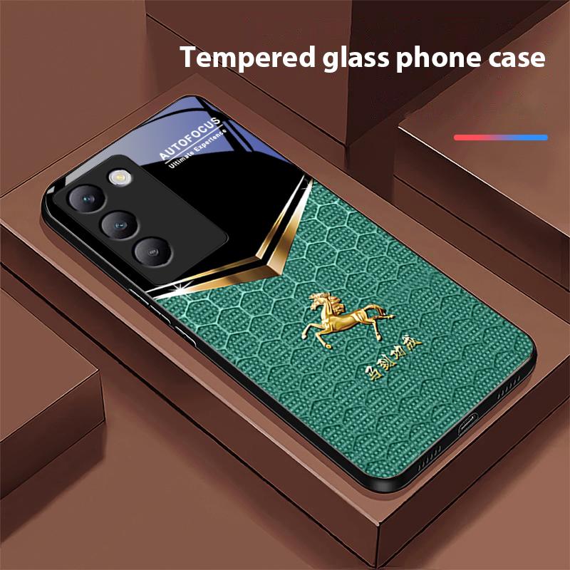 Stup de Albine Cal Pentru Y72 33S 11 03 36 96 Lite 35 16 Iqoo 12 V40 SE 5G 29 40 21 30 X80 Pro Vivo Carcasă de Telefon din Sticlă Călită Neagră