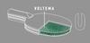 andro Table Tennis Synthetic VCO OFF Straight 100021030 Racket, Shakehand, (ST),