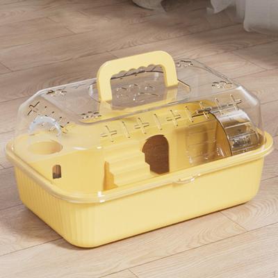 Hábitat compacto para animales, espacio de ejercicio para hámsteres, transportín de viaje para mascotas pequeñas