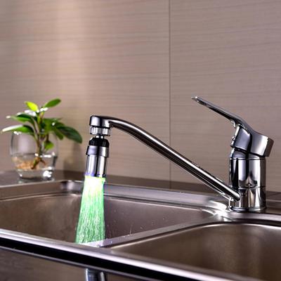 Küchenspüle 7 Farbwechsel Wasser leuchten Wasserstrahl Dusche LED Wasserhahn Wasserhähne Licht