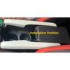 Armrest Box Stripe Side Lid Cover Trim For 2016- Honda Civic Carbon Fiber