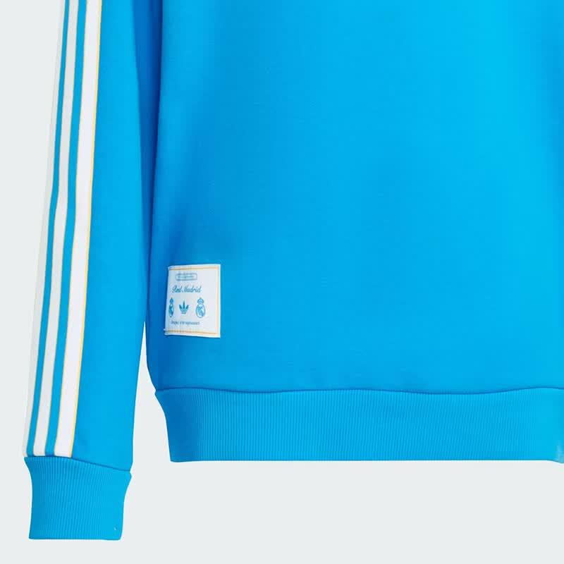 Adidas Boys' Real Madrid Trefoil Crewneck Sweatshirt