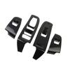 Carbon Fiber Style Door Window Lift Switch Panel Cover Trim For Subaru Crosstrek