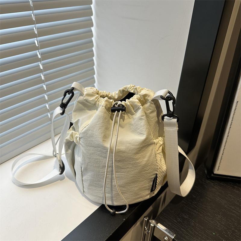 Water Bucket Bag With Drawstring For Casual Summer Daily Use
