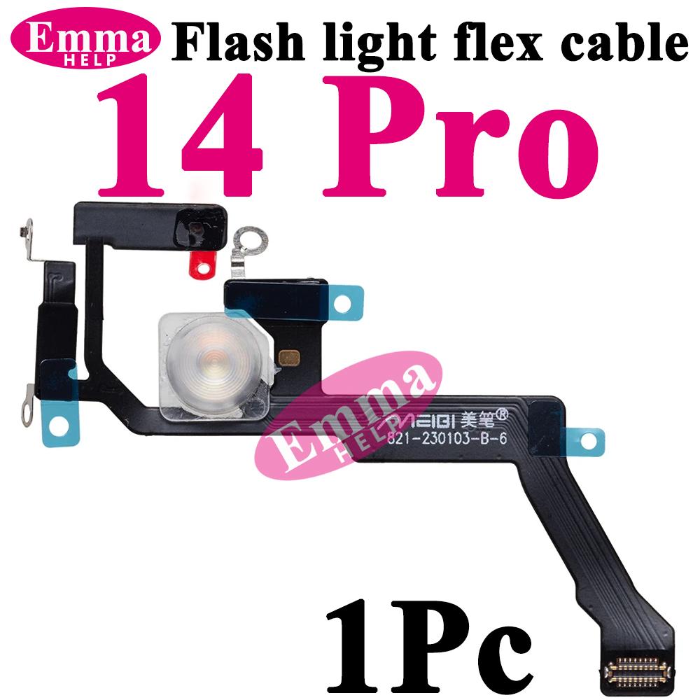 1pcs Distance Flash Flex Cable For iPhone 14 Pro Max 13 12 Mini 11 X XS Proximity LED Light Sensor Ambient Flashlight