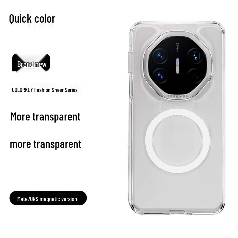 

Прозрачный магнитный чехол для телефона Huawei Mate70 RS Ultimate Design