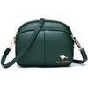 Sufficient soft leather splicing three-layer women's small bags diagonal span bags are all simple trendy shopping bags