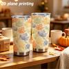 591ml Car Tumbler Autumn Maple Leaf Elements Straw Cup Stainless Steel Tumbler Tumbler With Lid Straight Tumbler Hot Cold Cup
