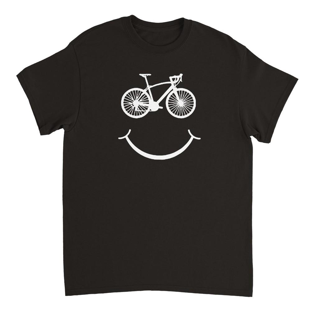 Bicycle Smile T-shirt Unisex T-Shirt L