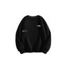 Li Ning Badminton Series Letter Print Crew Neck Loose Long Sleeve Sweatshirt Unisex Sweatshirt Black AWDS201-2