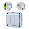 For Garden Lights IP66 Outdoor Switch Outdoor Waterproof Electrical Switch Outdoor Switch Three-device Control