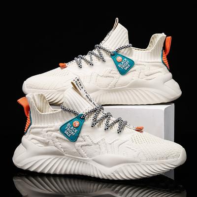 New Men's Shoes, Casual Shoes, Men's Sports Shoes, Flying Woven Breathable Running Shoes, Men's Shoes