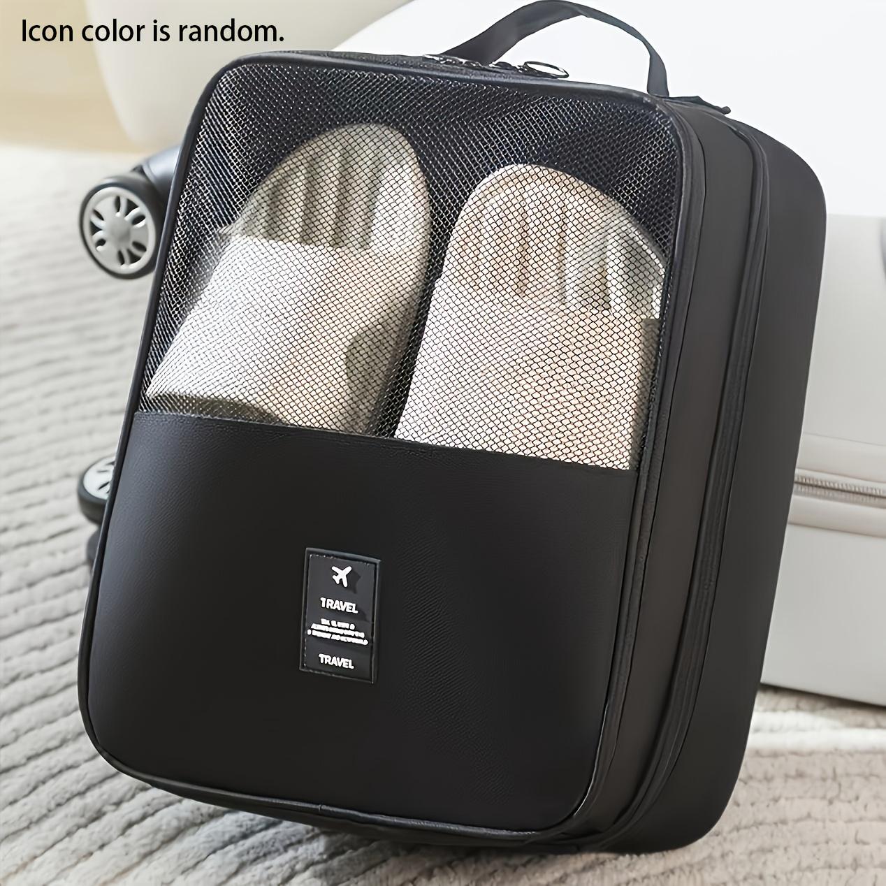 

Дорожная сумка для хранения обуви - Подвесной органайзер, Большая вместимость, Машинная стирка, Компактный багаж, Несколько отделений, Подходит для обуви чёрный