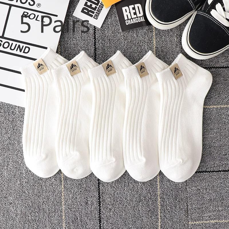 

5 Pairs of Men s Summer Thin Style All Kinds of Anti Odor Sweat Absorption Low Top Socks 5 Pairs белый