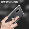 Shockproof Airbag Soft Ring Holder Case For Samsung Galaxy S10 S9 S8 Plus Note 10 9 8 A51 A71 M31 A41 A21 A11 A30 A50 Silicone Cover