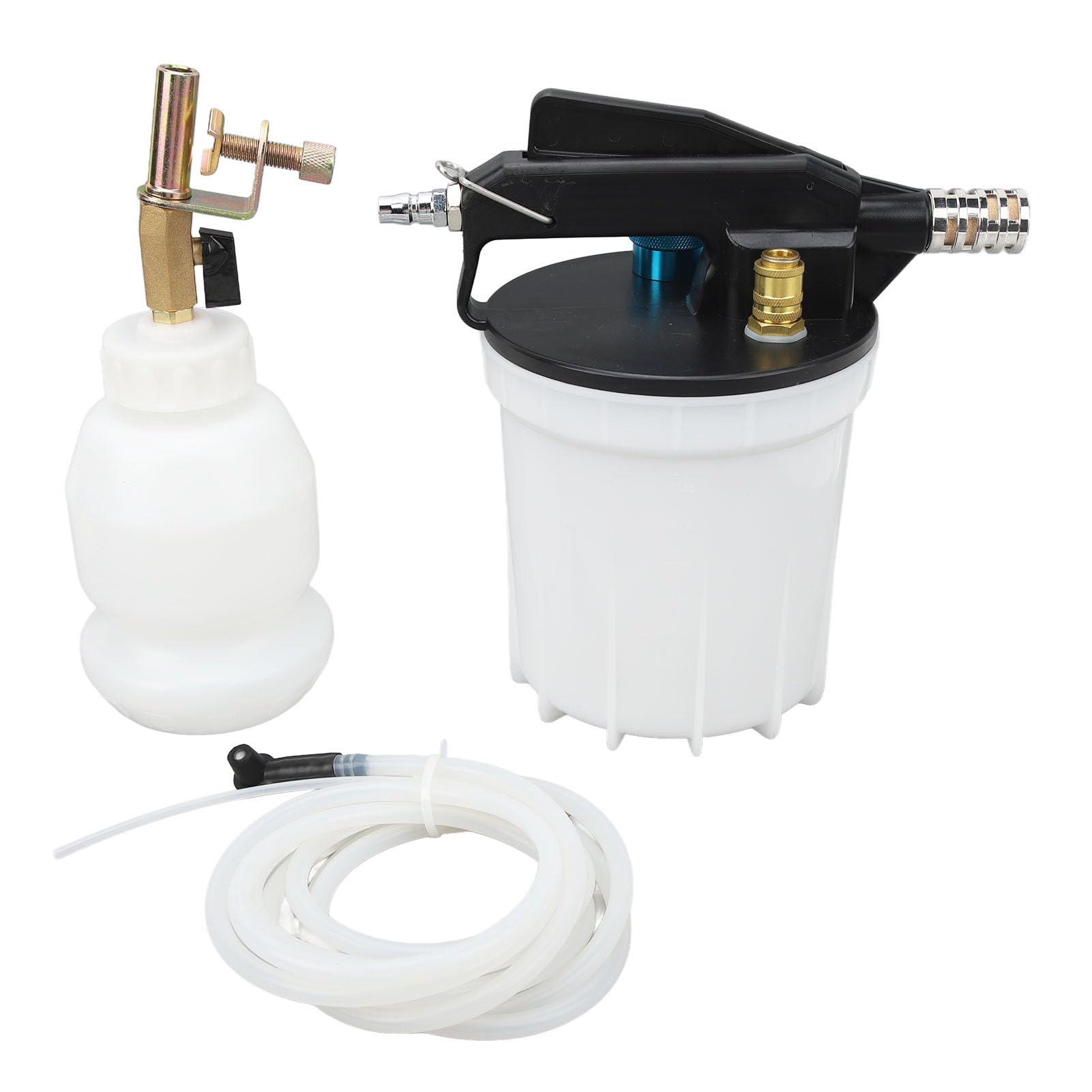 

Vacuum Brake Bleeder Kit, 16pcs, 2L, with Vacuum Brake Extractor, 1L Refill Bottle, 2.75-11.6 Bar, Universal for Vehicles