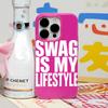 Simple Text Letters Swag Is My Life Style Phone Case For iPhone 17 AIR 16 15 14 13 12 11 PRO MAX X XR XS 7 8 PLUS Cover Funda