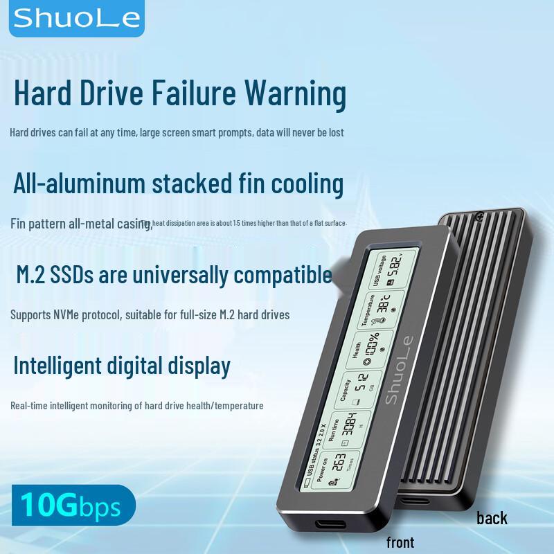 Shuole M.2 NVMe SSD Enclosure