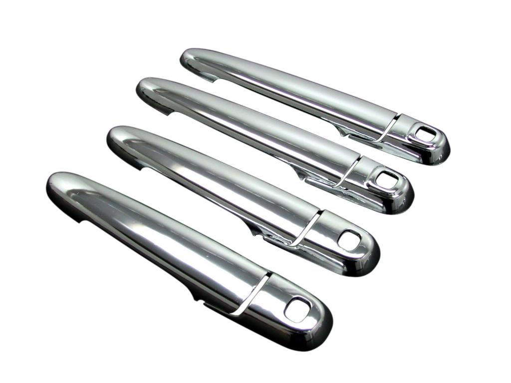 BRIGHTZ Chrome Door Handle F Set for Tanto Custom Compatible with LA Tanto Part Number 21564 Covers, Knobs, LA600S/LA610S