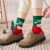 Thickened Christmas Socks Snow Christmas Tree Socks Comfortable Cartoon Hosiery  Children