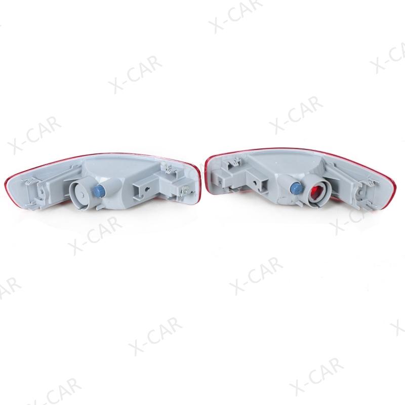 Car Rear Bumper Brake Lamp Tail Warming Reflector Fog Light No Bulb For Peugeot 4007 For Citroen C-crosser 2007 2008 2009-2012