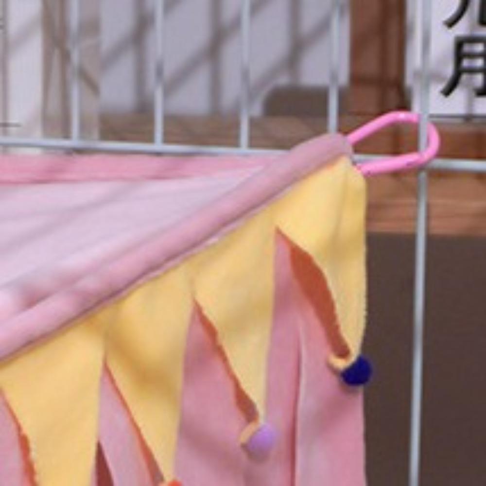 Curtain Guinea Pig Pet Tent Hideout Hamster Hide Corner Nest  Cage Accessories