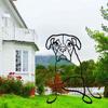 Dog Dog Miniatures Iron Art Dog Art Sculpture Simple   Office