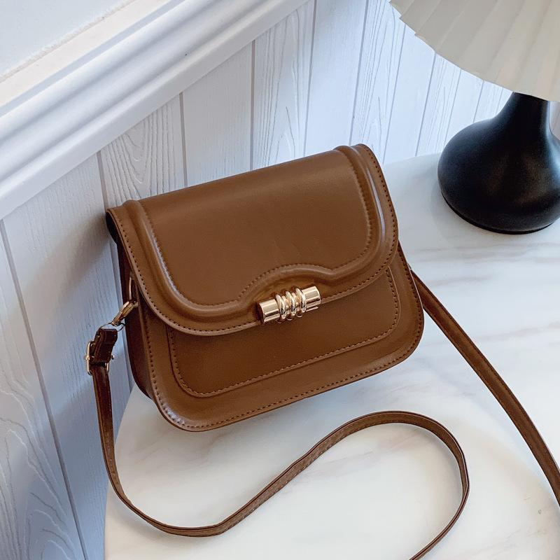 Retro Niche Versatile Crossbody Bag Fashion Shoulder Bag Small Square Bag For Women Casual Commuting Saddlebag