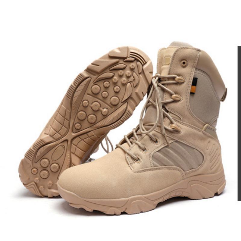 High-top Shoes Desert Boots Breathable Soft-soled Outdoor Training Boots Wear-resistant and Anti-slip Boots