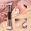 1/2/5Pcs Foundation Makeup Brush Double-Ended Flat/Angle Top Contour Brush For Beauty Blending Liquid Powder Concealer Cream
