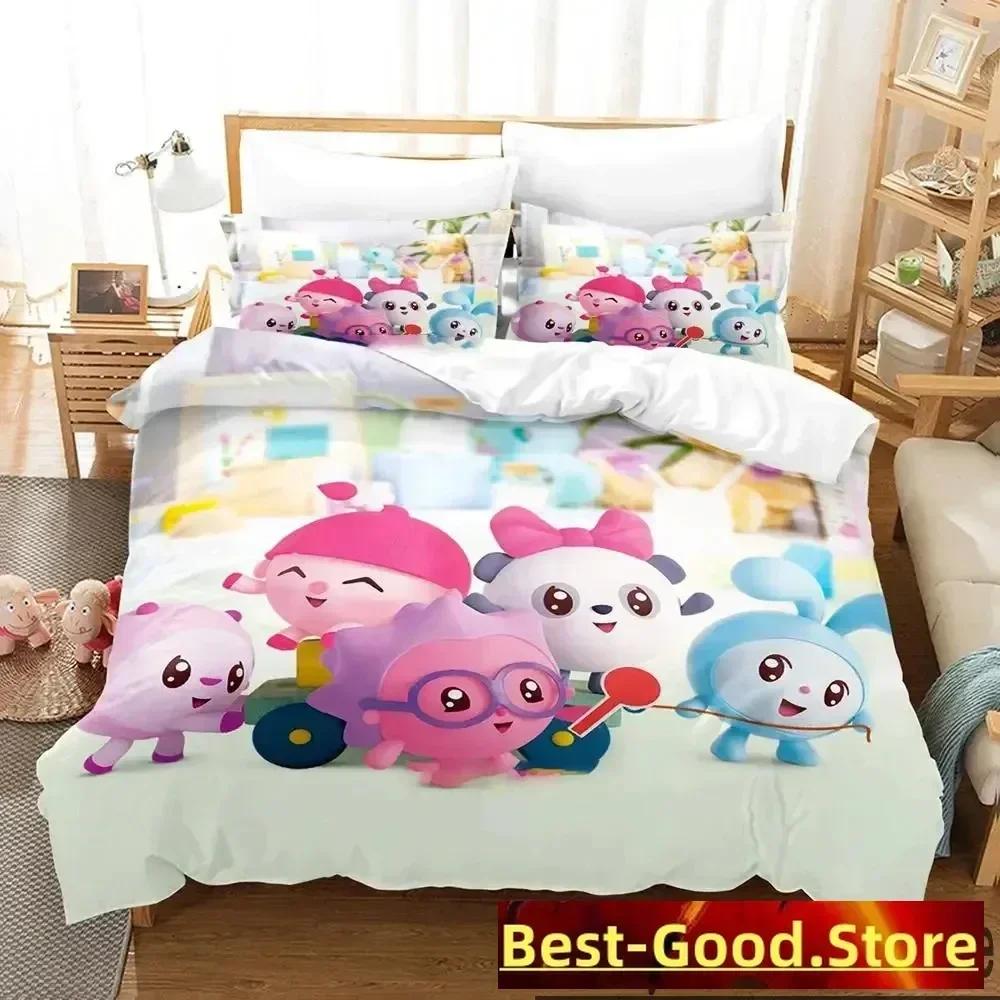3D Print Cartoon BabyRiki Bedding Set Boys Girls Twin Queen King Size Duvet Cover Pillowcase Bed Boys Adult Home Textileextile