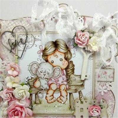 Mice Silicone Clear Stamp with Cutting Dies Stencil Set DIY Scrapbooking Embossing Photo Album Decorative Paper Card Craft Art Handmade
