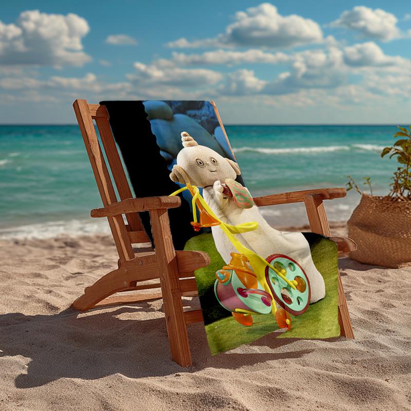 Ultra-Soft Beach Towel with In the Night Garden Theme,Ideal for Pool - Camping, Diving - Perfect Travel Essential, Vibrant Beach Towel.