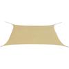 VidaXL Rectangular Oxford Fabric Parasol 2x4 M Beige