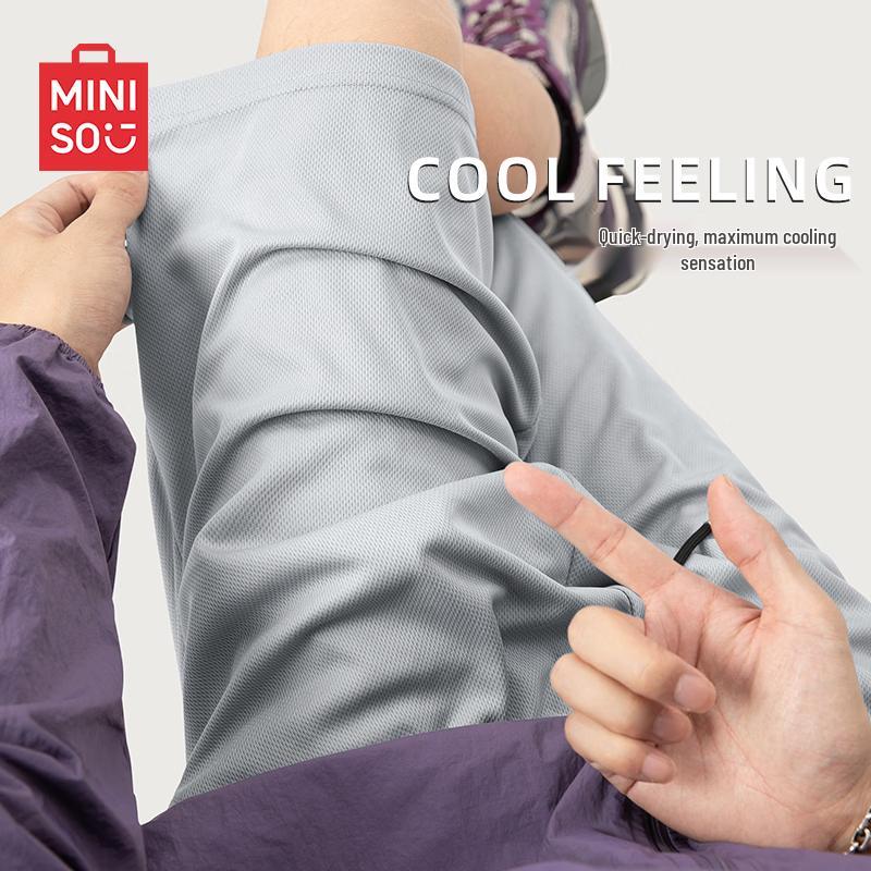 MINISO Men s Quick-Dry Mesh Summer Shorts 4XL