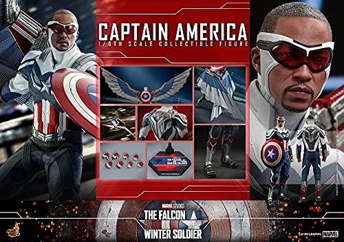 TV Masterpiece Falcon & Winter Soldier Captain America 1/6 Scale Figure Blue