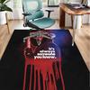 Heartbeat Ghostface Of Horror Office Rug Chair Mat, Game Carpet, Suitable for Front Door, Bedroom, Living Room, Desk, Holiday Gift