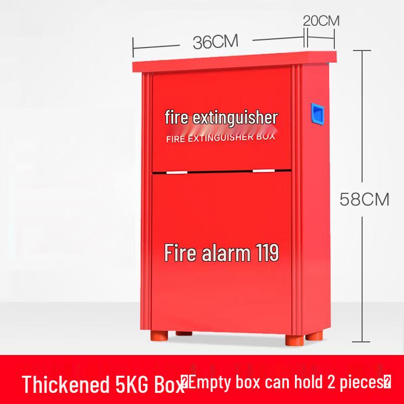 Thickened Stainless Steel Fire Extinguisher Cabinet
