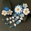 Used ~ Aoi ~ Selectable Hair Ornaments Japanese Style Shichi-Go-San Children's Hairpin Japanese Hair Blue