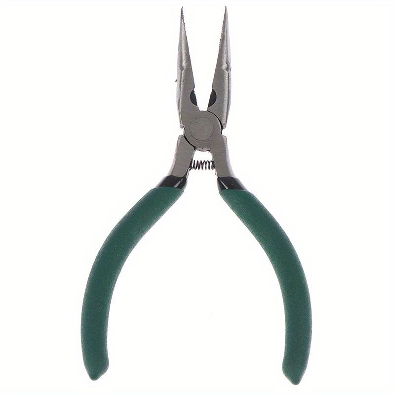

1 шт. плоскогубцы с плоскими губками и изогнутым носом, кольцегубцы, инструмент для навивки проволоки, разъемные кольца, для изготовления ювелирных изделий своими руками, шестисегментные плоскогубцы для ручной навивки и моделирования 1pc зелёный