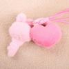 Keychain Heart Lock Plush Toy With Soft Short Plush For Girls Birthday Gift Accessories