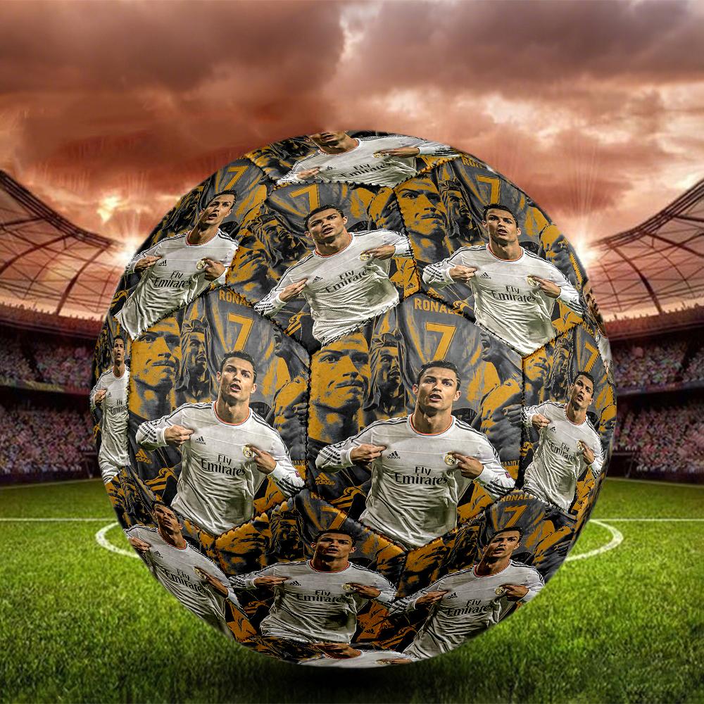 1pc Manchester City Crest Stylish Design Size 5 Soccer Ball Professional Football for Competition Training Practice. 0701a1