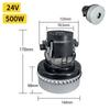 24V 500W Pure Copper Motor Wet Dry Vacuum Cleaner Motor Replacement Part High Power Floor Washer Brush Machine Motor
