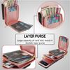 Long Lanyard Zipper Card Wallet Case For Samsung Galaxy Z Flip 7 6 5 4 3 5G Flip6 Flip7 Crossbody Leather Holder Purse Bag Cover